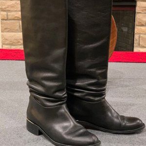 Women's Angela Falconi Black pull-on Tall Riding Boot